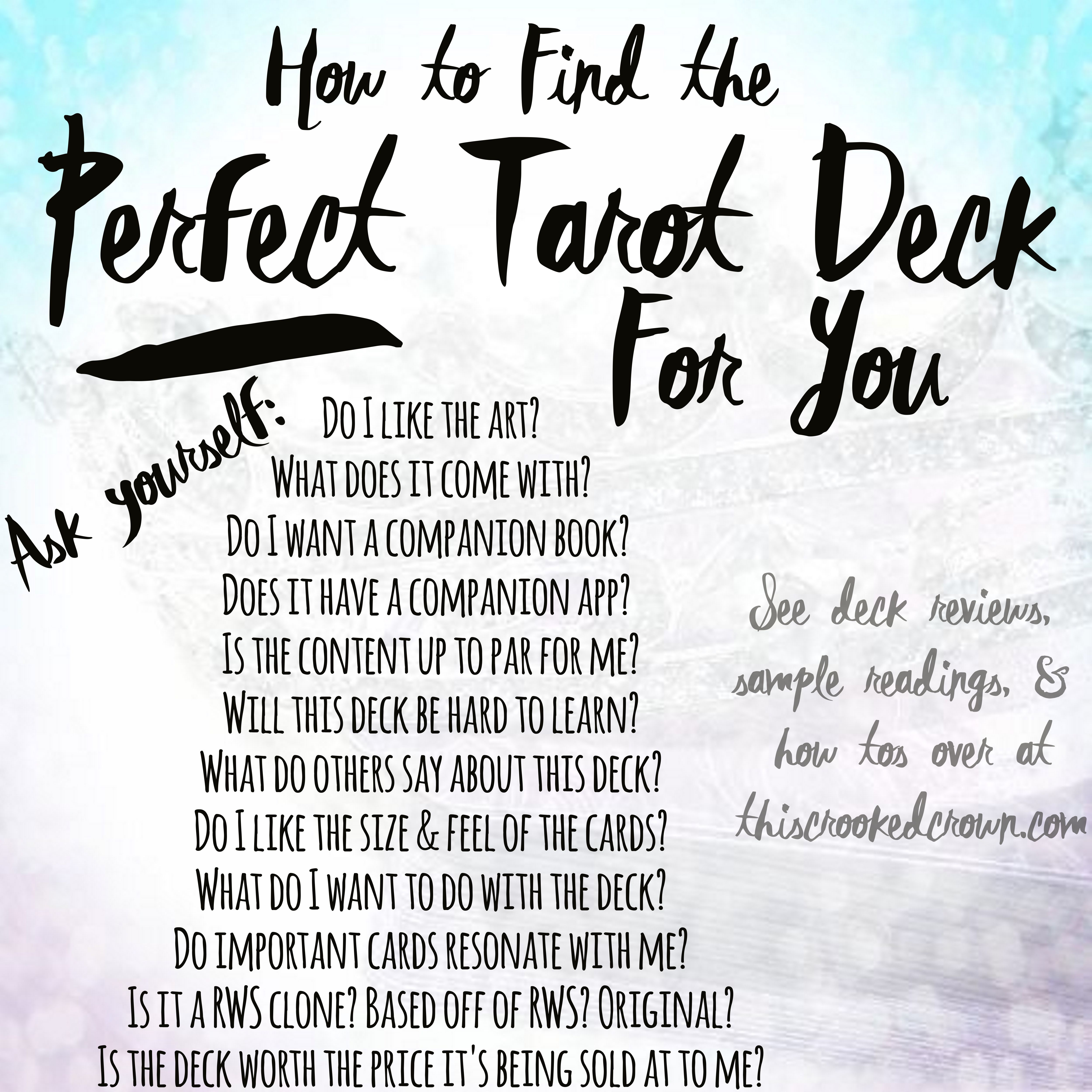 how-to-find-the-perfect-tarot-deck-for-you-by-this-crooked-crown