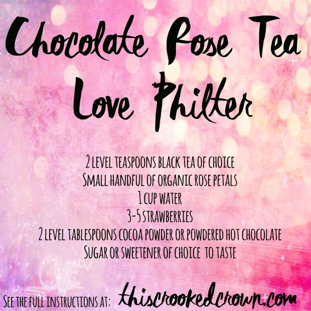 Chocolate Rose Tea Love Philter by This Crooked Crown